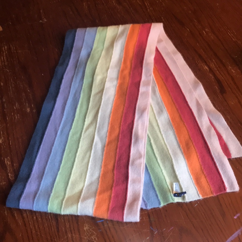 Rainbow scarf